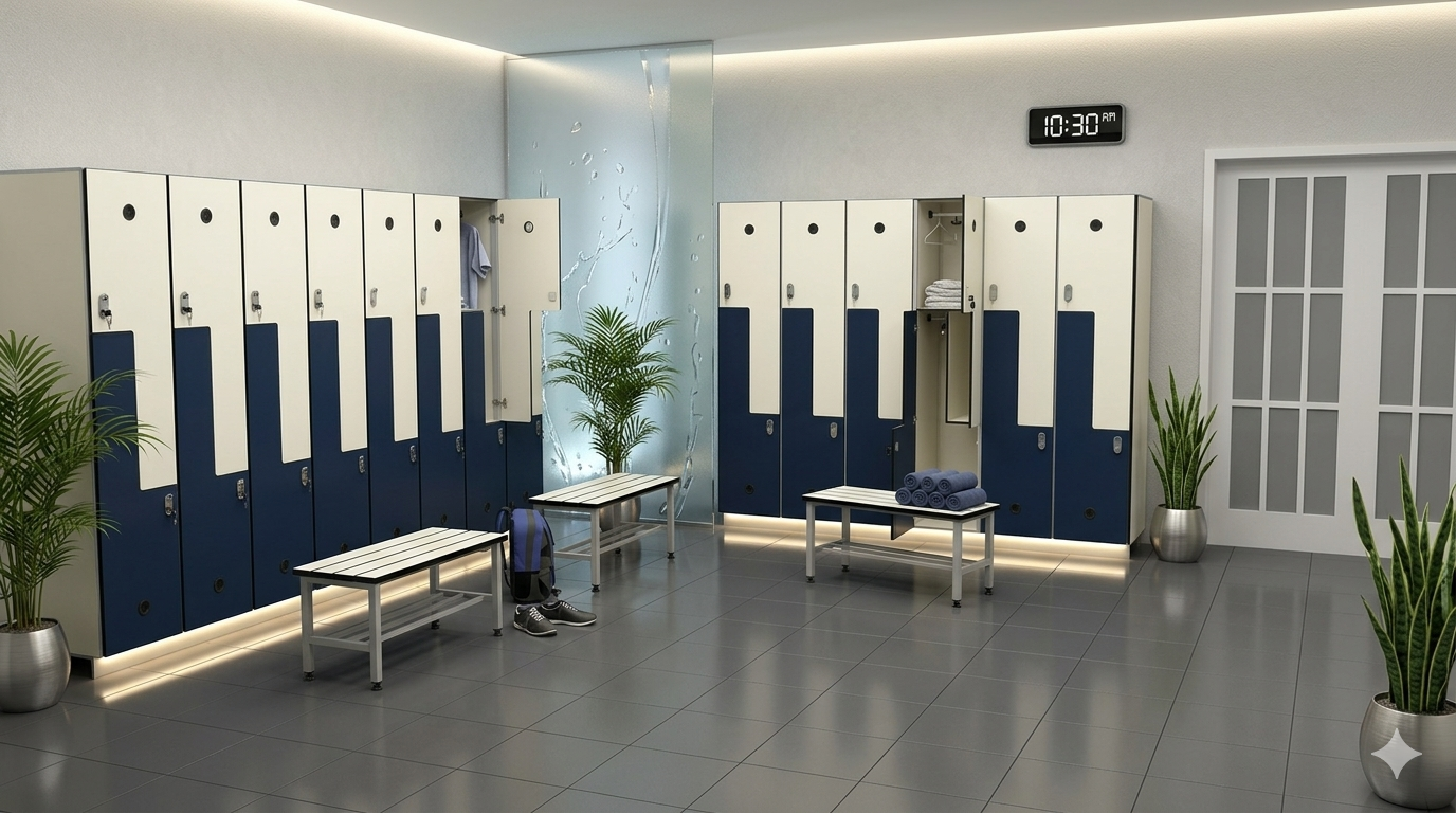 Compact laminat soyunma dolapları